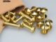 Brass Arc Belt Screw Stud Double Curved Head Chicago Nail Rivet For Leather Craft DIY Belt/strap Accessories-Multi-size