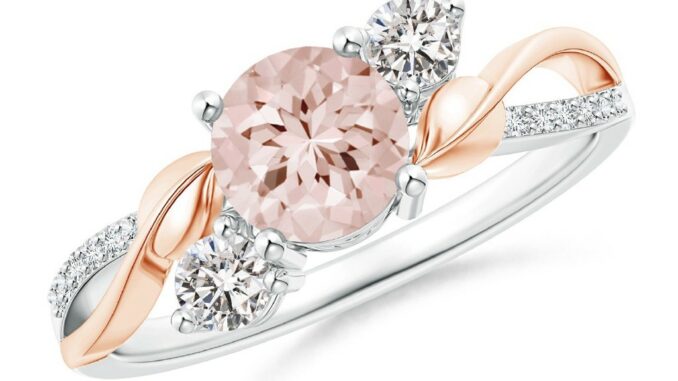 เครื่องประดับใหม่แยก Rose G Old ใบเพทายแหวนสตรีเครื่องประดับอุปกรณ์เครื่องประดับ