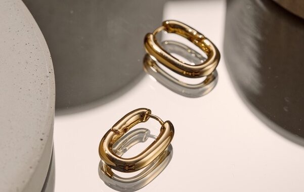 LAC.COLLECTION - Jane 1.2cm & 2cm / ต่างหูห่วงทรงตัว U มี 2 ขนาด