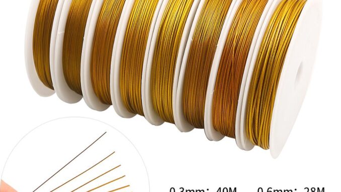 0.3/0.38/0.45/0.5/0.6/0.7/0.8/1mm Resistant Strong Line Stainless Steel Wire Tiger Tail Beading Wire For Jewelry Making Findings