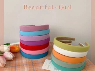 สายคาดศีรษะฟองน้ําคาดศีรษะฤดูร้อนสีแคนดี้น่ารักสําหรับเด็กผู้หญิง