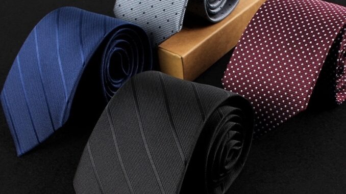 Men's 7 Cm Fashion Black Blue Ties Gray Striped Tie Necktie Wedding Neck Tie for Men Formal Business Suit Accessories