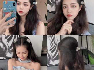 กิ๊บติดผม ประดับโบว์ และไข่มุก อเนกประสงค์ แบบเรียบง่าย สไตล์เกาหลีเรโทร สําหรับผู้หญิง