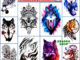 แทททู 4ใบ99บาท หมาป่า หมาจิ้งจอก รอยสักชั่วคราว tattoo