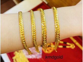 KMDGold สร้อยข้อมือทองแท้96.5% 2สลึง สินค้าขายได้จำนำได้ พร้อมใบรับประกัน