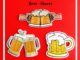 ☸ VSCO：Cheers - Beer Iron-on Patch ☸ 1Pc/3Pcs Diy Sew on Iron on Badges Patches