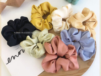 ยางรัดผมสีพื้น แฟชั่นสําหรับผู้หญิง