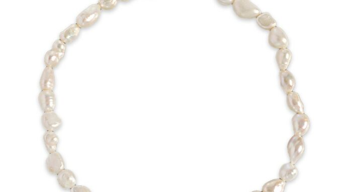มุกแท้ ลักษณะเม็ดมุกทรงไข่แบน 9x11 mm - (LZ-0104B สีขาว)