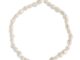 มุกแท้ ลักษณะเม็ดมุกทรงไข่แบน 9x11 mm - (LZ-0104B สีขาว)