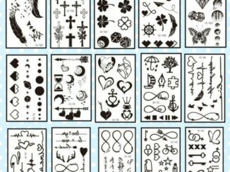minimal tattoo ลายใหม่สุดฮิต  เป็นแบบชั่วคราว 2-7 วัน ติดแล้วสีขึ้นเลย สามารถลบออกได้
