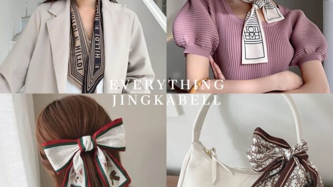 พร้อมส่ง 【งานเกรด A】ผ้ามัดผมเกาหลี โบว์ผูกผมซาติน