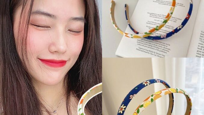 ที่คาดผมวินเทจลายสีสันสดใส พร้อมส่ง!