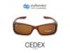 CEDEX แว่นกันแดดสวมทับทรงเหลี่ยม TJ-010-C8  size 56 (One Price) By ท็อปเจริญ
