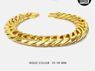 G-275/233 สร้อยมือสแตนเลสแท้ กว้าง13mm16mm สีGold color ตะขอเข้ารูป ไม่ลอกไม่ดำ สามารถใส่อาบน้ำได้ โดนเหงื่อได้