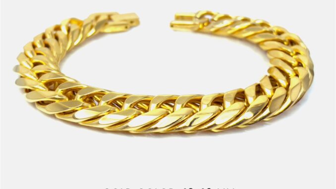G-275/233 สร้อยมือสแตนเลสแท้ กว้าง13mm16mm สีGold color ตะขอเข้ารูป ไม่ลอกไม่ดำ สามารถใส่อาบน้ำได้ โดนเหงื่อได้