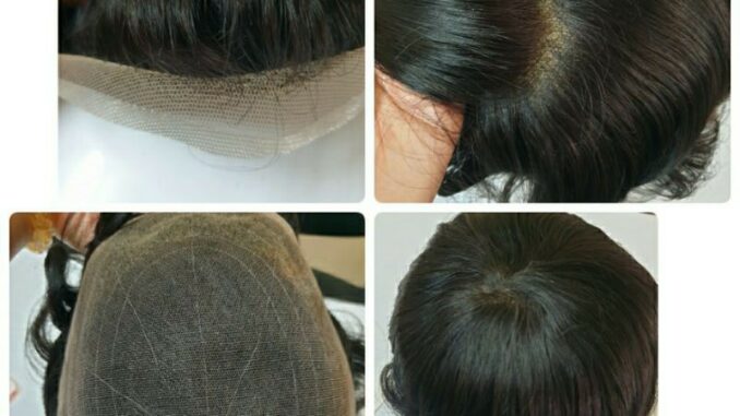วิกติดกาวทอมือ Full Lace วิกปิดหัวล้านผู้ชาย French Lace ผมแท้100% แห้งง่ายระบายอากาศได้ดีที่สุด ตัดตัวฐานได้ตามต้องการ