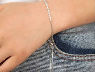 สร้อยข้อมือคริสตัลออสเตรียสีโรสโกลด์สีเงินสำหรับผู้หญิง