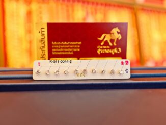 ต่างหูทองคำแท้ 90% V.2 พลอยหมุด - เบอร์ 2 ✅ ขายได้ มีใบรับประกัน ในราคาเดียว ฿1290 ถูกที่สุด ส่งฟรี ร้านทองขายเอง