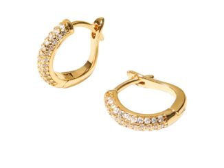 jewelry ต่างหูทอง 18K ต่างหูแฟชั่นลูกปัดเงา 251e
