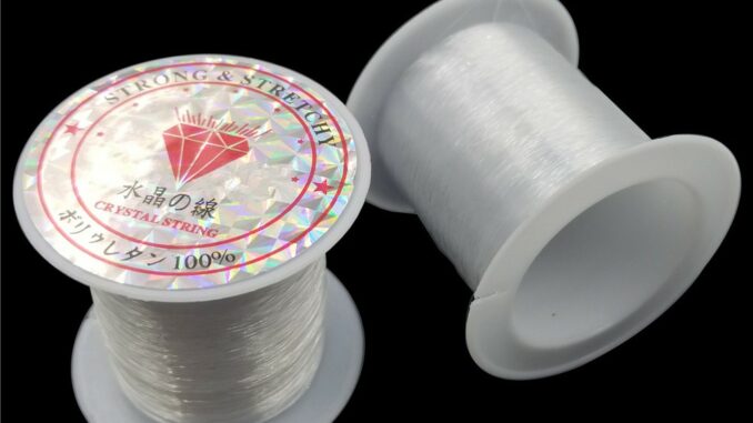 เชือกลูกปัด diy อุปกรณ์เสริมสําหรับตกปลา ทำสร้อยข้อมือ สร้อยคอ no stretchable