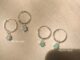 SissyJewelry // ต่างหูเงินแท้ ต่างหูห่วง ประดับ พลอยกลม 4mm