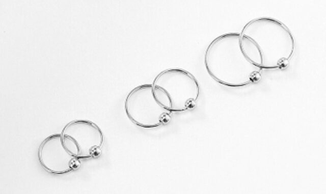 (silver 925) จิวห่วงเล็กมีบอล จิวหู จิวจมูก (รุ่นใหม่) (silver 925) จิวห่วงเล็กมีบอล จิวหู จิวจมูก (รุ่นใหม่)