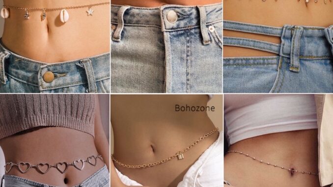 สร้อยเอวสายฝอ เครื่องประดับคาดเอว [สินค้ามีในสต็อก พร้อมส่ง - ต้องการตัดสายแจ้งทางแชท]