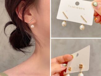 ต่างหูมุก ต่างหูเพชร ต่างหูสตั๊ด พร้อมส่ง! (#P1-78)