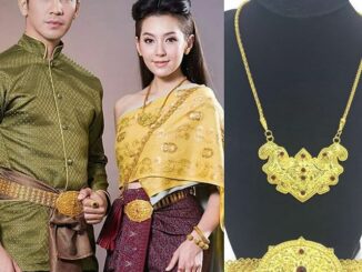 เข็ดขัดพร้อมสร้อย แบบบุพเพสันนิวาส เครื่องประดับชุดไทย
