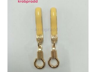 แหนบห้อยพระสีงาช้าง แบบหูตะขอเกลียวหมุน  (1 ชิ้น และ 2 ชิ้น)