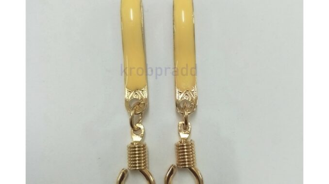 แหนบห้อยพระสีงาช้าง แบบหูตะขอเกลียวหมุน  (1 ชิ้น และ 2 ชิ้น)