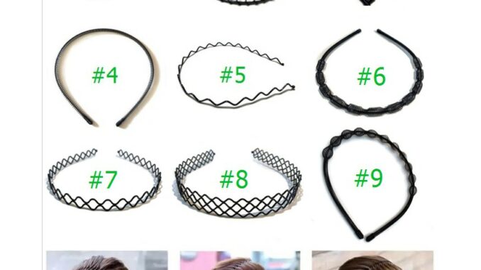 คาดผม ลวดสีดำ ผู้ชาย ผู้หญิง ทำจากลวด ทนทาน ที่คาดผม Hair band metal