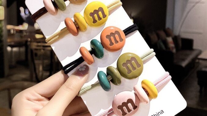 ⭕️ยางมัดผม ตัวM ยางรัดผมแฟชั่น พร้อมส่ง