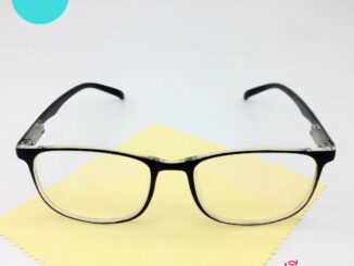 UniqueYou แว่นสายตาสั้น กรอบแว่นสายตา พร้อมเลนส์สายตาแถมซองผ้าใส่แว่น 6801t-white
