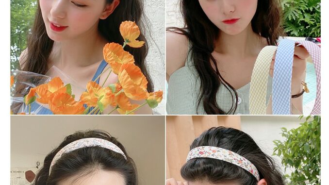 ที่คาดผม ชนิดผ้าซาติน ลายดอกไม้ ลายสก๊อต สีพื้น สไตล์เกาหลี ที่คาดผม ชนิดผ้าซาติน ลายดอกไม้ ลายสก๊อต สีพื้น สไตล์เกาหลี