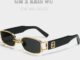 Gm Kris Wu Series Gw 002 03 ( Bk ) แว่นตากันแดด กรอบโลหะ ทรงสี่เหลี่ยม สีทอง