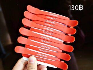 กิ๊ฟโทนี่ สีดำ และ แดง กิ๊ฟแบ่งผม กิ๊บ กิ๊บแบ่งผม clip พลาสติก 12 ตัว