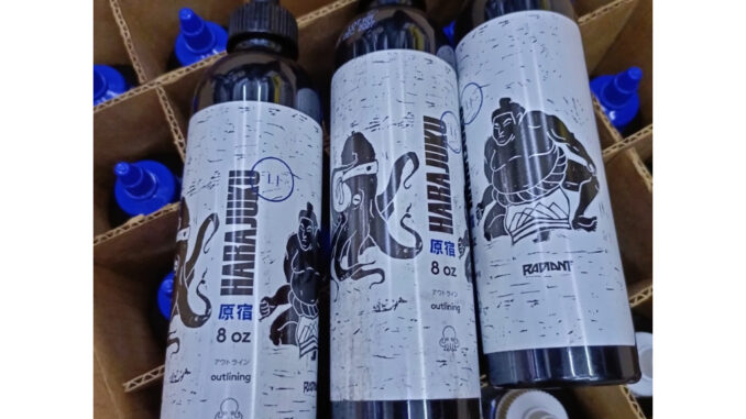 LKY #หมึกสักลายฮาราจูกุ จากUSA​ สีดำเข้มข้น
