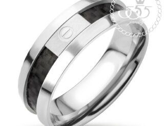 555jewelry แหวนดีไซน์เรียบ สีเงิน รุ่นMNC-R717-A-แหวนสแตนเลสสตีล[R79]