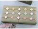[Hot] [Hot] [หลากสีสัน] สร้อยข้อมือประดับเพชรดอกไม้ใบโคลเวอร์สี่ใบสําหรับผู้หญิง