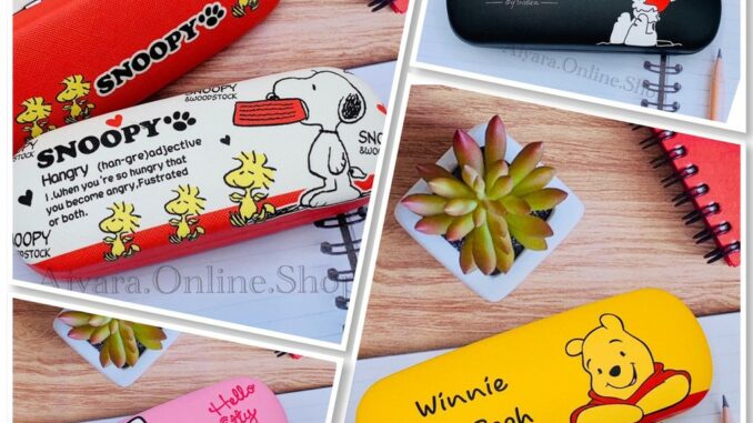 พร้อมส่ง กล่องแว่น กล่องแว่นตาลายการ์ตูน น่ารัก sanrio Glasses Box กล่องเก็บแว่น
