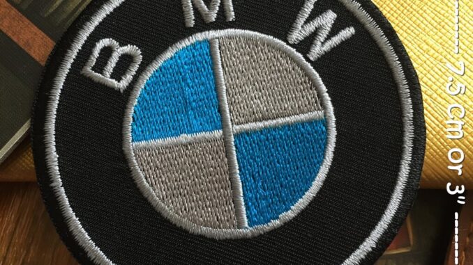 BMW บีเอ็ม ตัวรีดติดเสื้อ อาร์มรีด อาร์มปัก ตกแต่งเสื้อผ้า หมวก กระเป๋า แจ๊คเก็ตยีนส์ Racing Embroidered Iron on Patch BMW บีเอ็ม ตัวรีดติดเสื้อ อาร์มรีด อาร์มปัก ตกแต่งเสื้อผ้า หมวก กระเป๋า แจ๊คเก็ตยีนส์ Racing Embroidered Iron on Patch