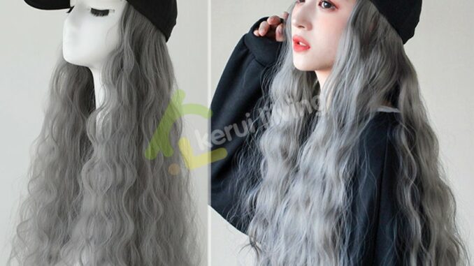 วิกผมหยัก หมวกวิก วิกผมลอนยาว ผมปลอม ผมปลอมลอนยาว Wig cap หมวกวิกแฟชั่น แฮร์พีช สวมใส่ง่าย วิกผมหยัก หมวกวิก วิกผมลอนยาว ผมปลอม ผมปลอมลอนยาว Wig cap หมวกวิกแฟชั่น แฮร์พีช สวมใส่ง่าย