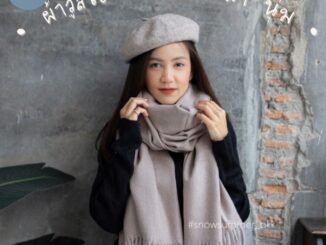 พร้อมส่ง: ผ้าพันคอแคชเมียร์วูลหนา งาน premium