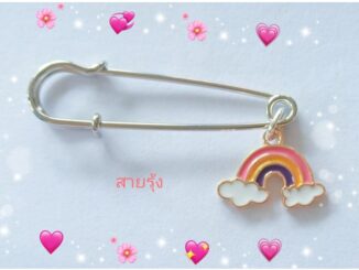 เข็มกลัดคนท้อง A022 เข็มกลัดจี้ห้อย