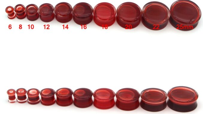 Alisouy 2 ชิ้น สีแดง ของเหลว เลือด อะคริลิก ดับเบิล บาน อานหู เกจวัด ต่างหู เจาะร่างกาย เสียบหู ยืดหู Alisouy 2 ชิ้น สีแดง ของเหลว เลือด อะคริลิก ดับเบิล บาน อานหู เกจวัด ต่างหู เจาะร่างกาย เสียบหู ยืดหู