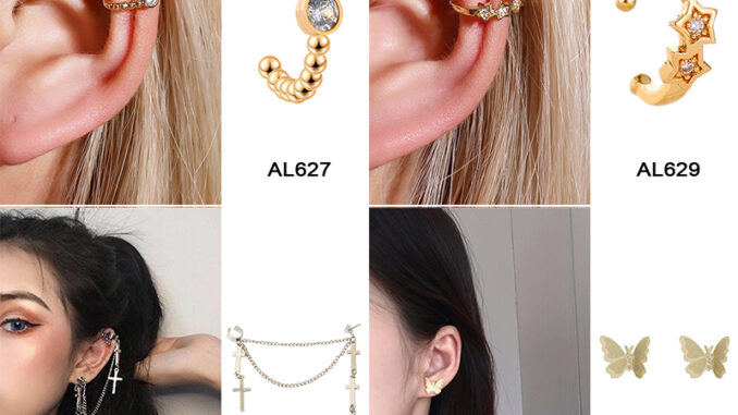 Fashion Geometric Ear Cuff for Women Cuff Clip Earrings Jewelry gifts