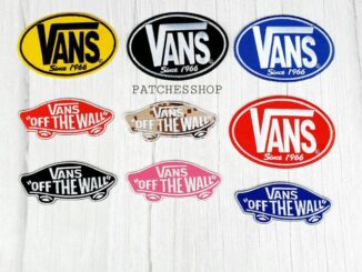 ตัวรีดติดเสื้อ อาร์มติดเสื้อ ลายVANS   มีเก็บปลายทาง