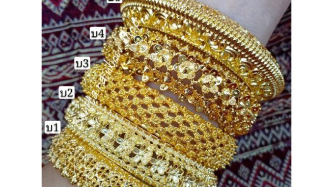 กำไลข้อมือ เครื่องประดับชุดไทย สินค้ามีพร้อมส่ง