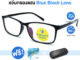 ALP แว่นกรองแสง Computer พร้อมกล่อง กรองแสงสีฟ้า 95% รุ่น E034 BKS-BB+B